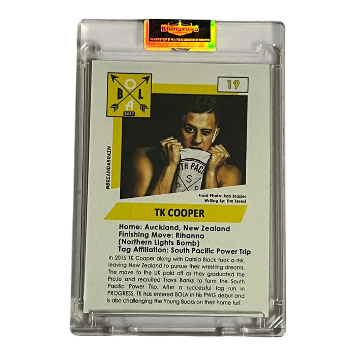 TK Cooper PWG 2017 Trading Card - Autographed