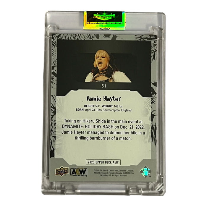 AEW - Jamie Hayter Upper Deck Trading Card - Autographed