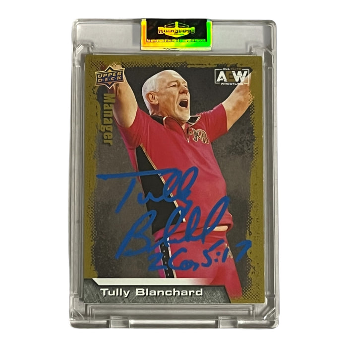 AEW - Tully Blanchard Upper Deck Trading Card - Autographed