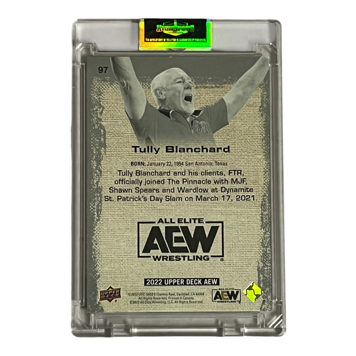AEW - Tully Blanchard Upper Deck Trading Card - Autographed