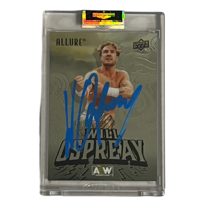 AEW - Will Ospreay Upper Deck Trading Card - Autographed
