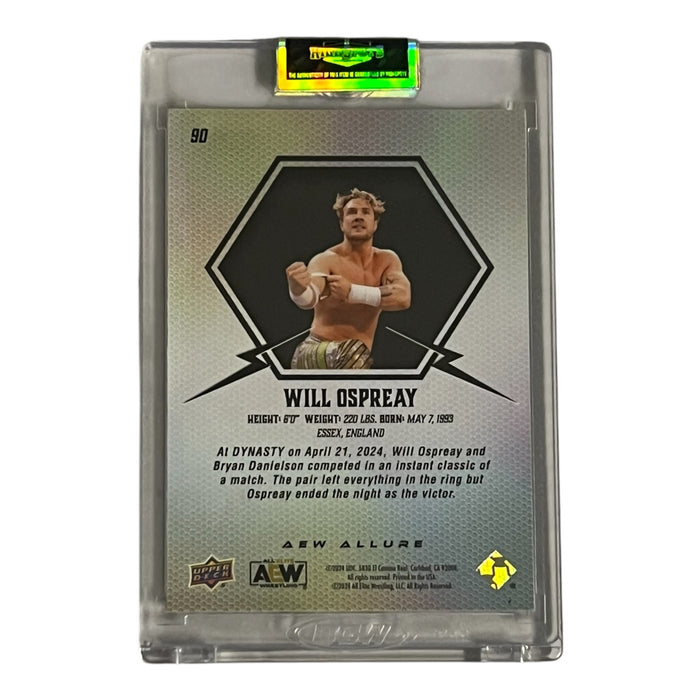 AEW - Will Ospreay Upper Deck Trading Card - Autographed
