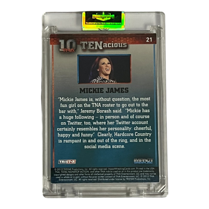 TNA - Mickie James Tristar Trading Card - Autographed