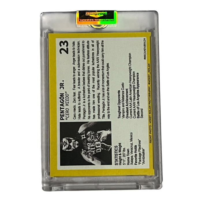 Penta El Zero M PWG 2016 Trading Card - Autographed