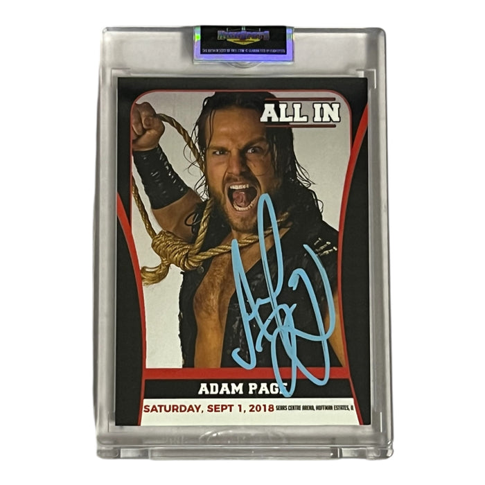 All In - Adam Page Trading Card - Autographed