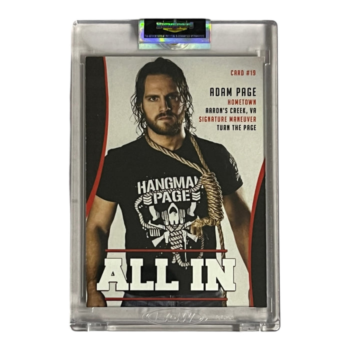 All In - Adam Page Trading Card - Autographed