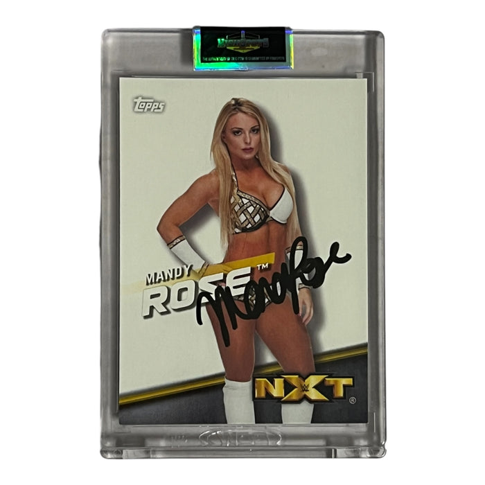 WWE - Mandy Rose Topps Trading Card - Autographed