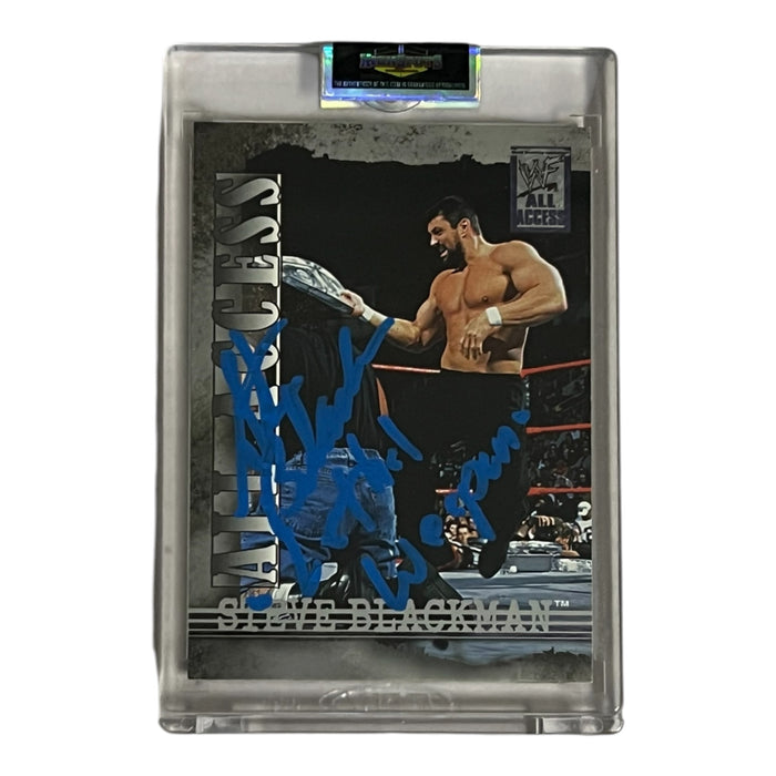 Steve Blackman Fleer 2002 Trading Card - Autographed