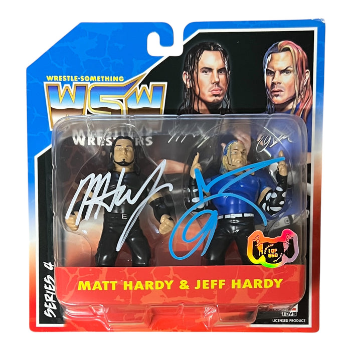 Hardy Boyz 1/650 FC Toys Figure Set - JSA Dual Autographed