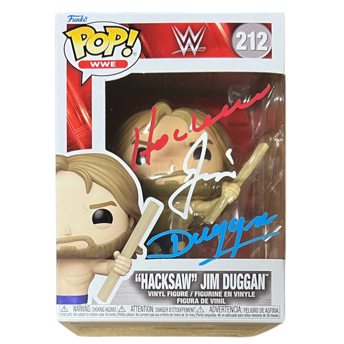 Hacksaw Jim Duggan Funko POP #212 - JSA Witnessed Autographed