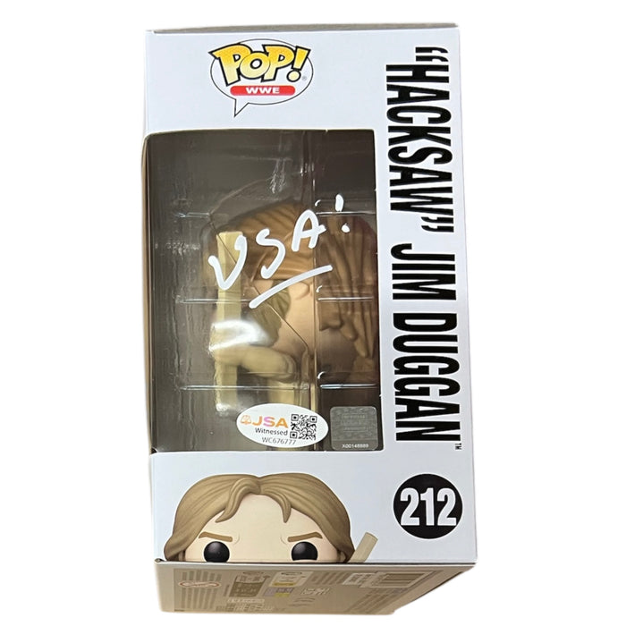 Hacksaw Jim Duggan Funko POP #212 - JSA Witnessed Autographed