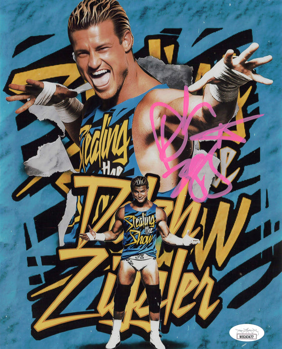 Dolph Ziggler Metallic 8 x 10 Promo - JSA Autographed
