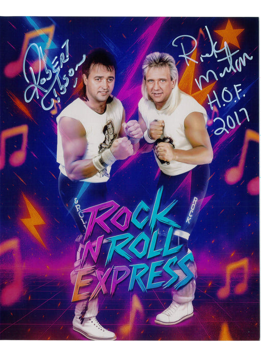 Rock N Roll Express Metallic 11x14 - Autographed