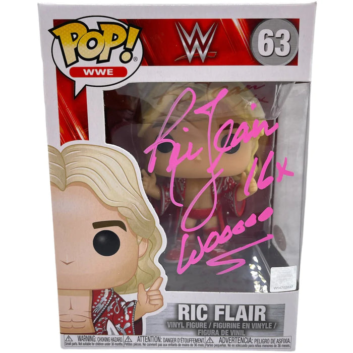 Ric Flair WWE Funko POP Series 63 - AUTOGRAPHED