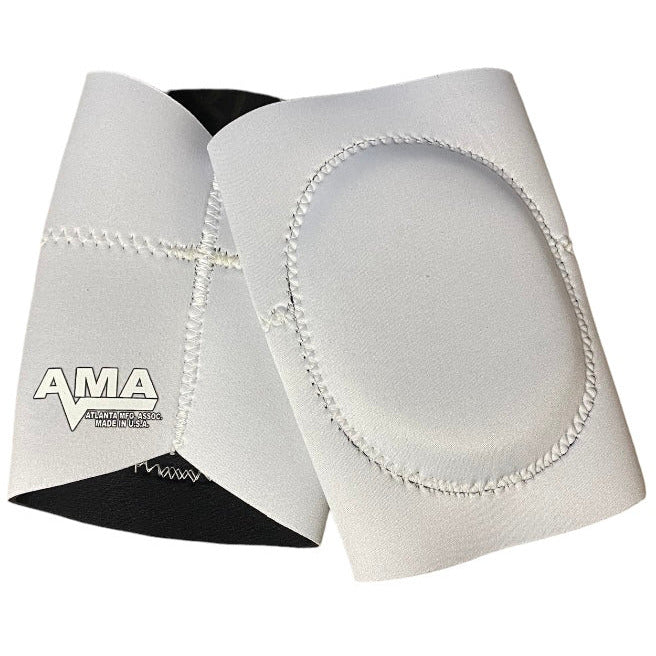 AMA Pro Elbow Pads: White