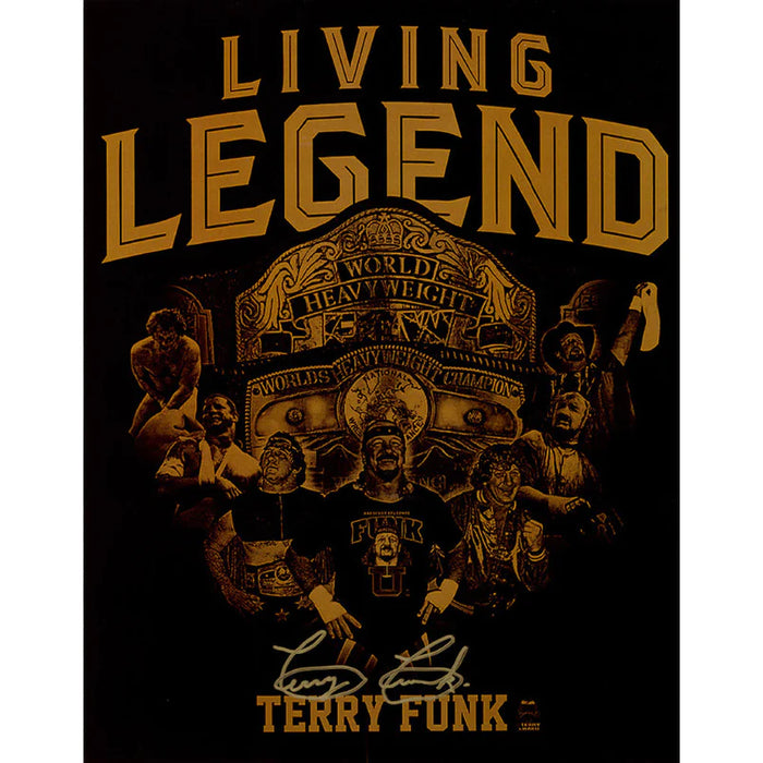 Terry Funk 11x14 Print - AUTOGRAPHED