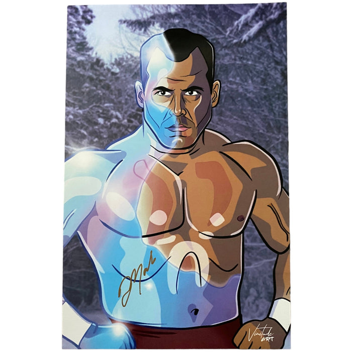 Dean Malenko 11x17 Art Piece - AUTOGRAPHED