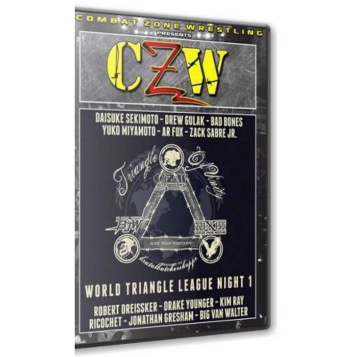 CZW - World Triangle League Night 1 DVD-R