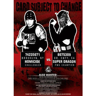 Pro Wrestling Guerrilla: Card Subject To Change DVD