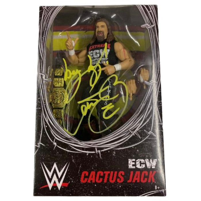 CACTUS JACK ECW - WWE Elite Figure - AUTOGRAPHED