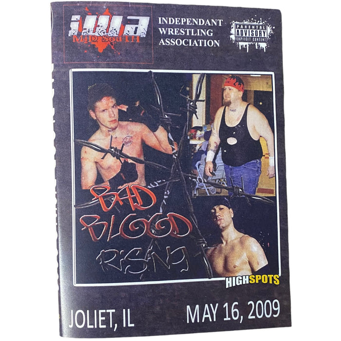 IWA Mid-South - Bad Blood Rising 2009 DVD-R