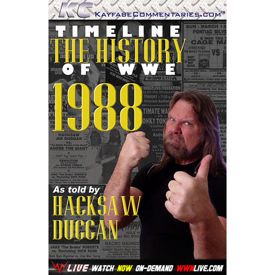 Timeline History of WWE - 1988 Hacksaw Duggan DVD-R