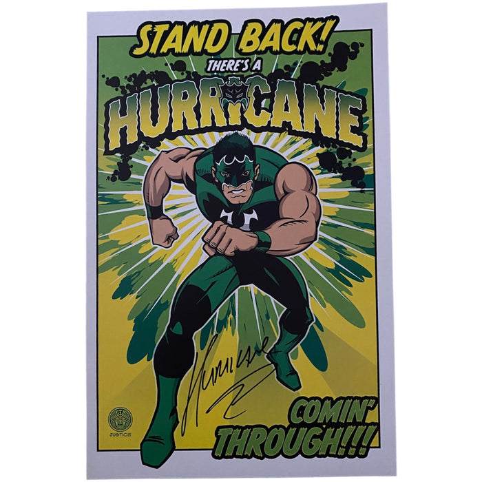 Hurricane Shane Helms 11x17 Comic Print - AUTOGRAPHED