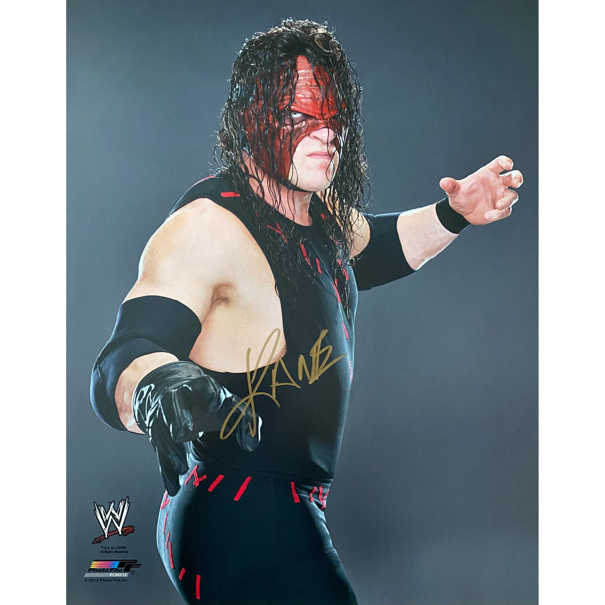 Kane Autograph Kane 16x20 WWE Demon Kane - AUTOGRAPHED — Highspots UK