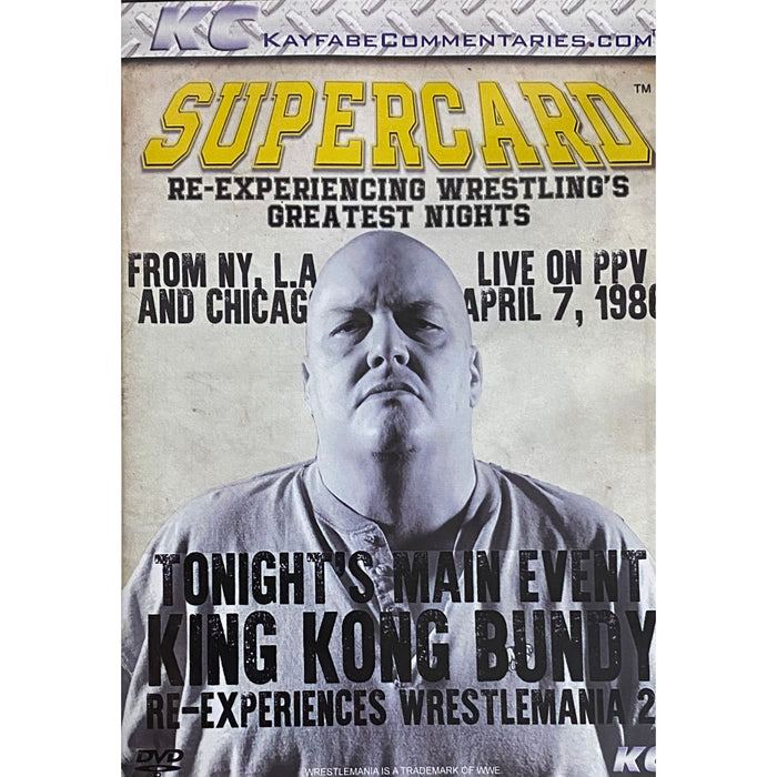 Supercard - WrestleMania 2 with King Kong Bundy DVD-R