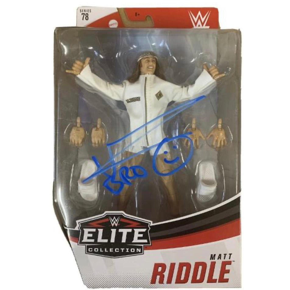 MATT RIDDLE WWE ELITE FIGURE - AUTOGRAPHED — Highspots UK