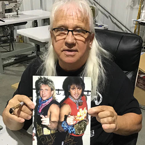 Rock N Roll Express Promo - Dual Autographed