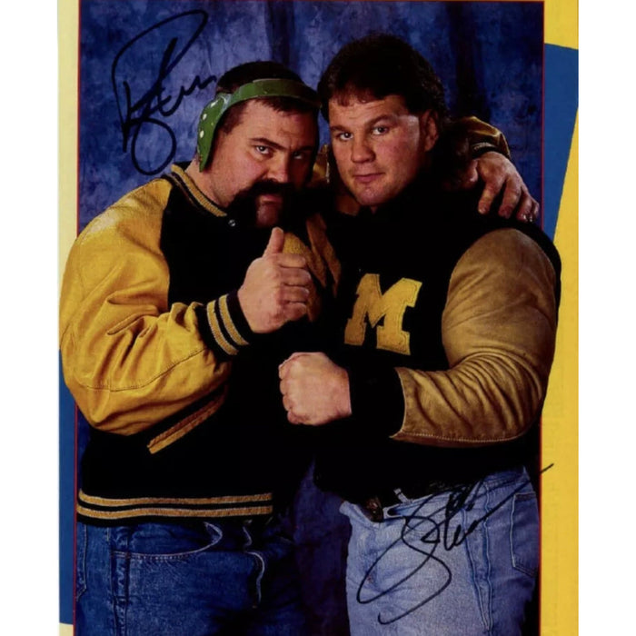 Steiner Brothers Promo - DUAL AUTOGRAPHED
