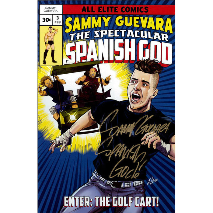 Sammy Guevara 11x17 Print - AUTOGRAPHED