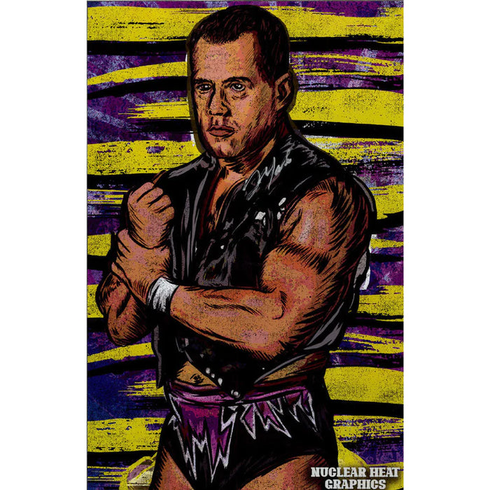 Dean Malenko 11x17 Art Piece - AUTOGRAPHED