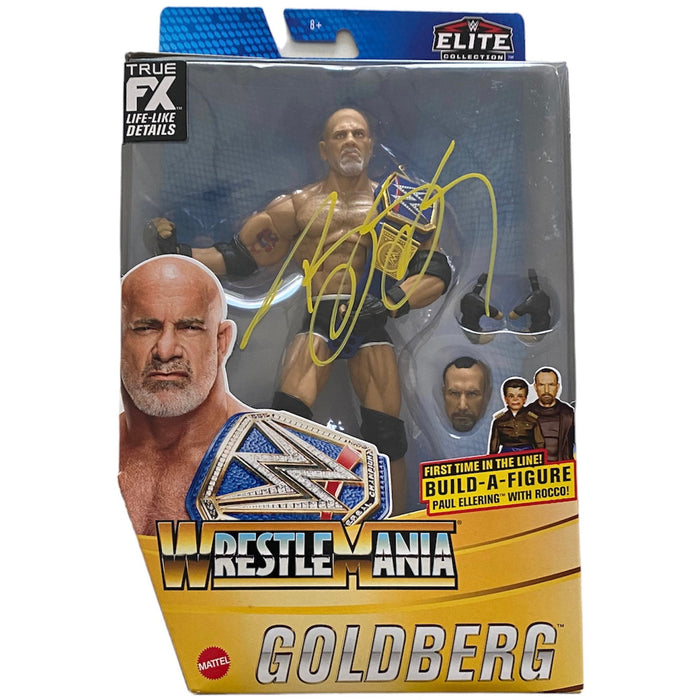 Goldberg Wrestlemania Elite Figure - AUTOGRAPHED
