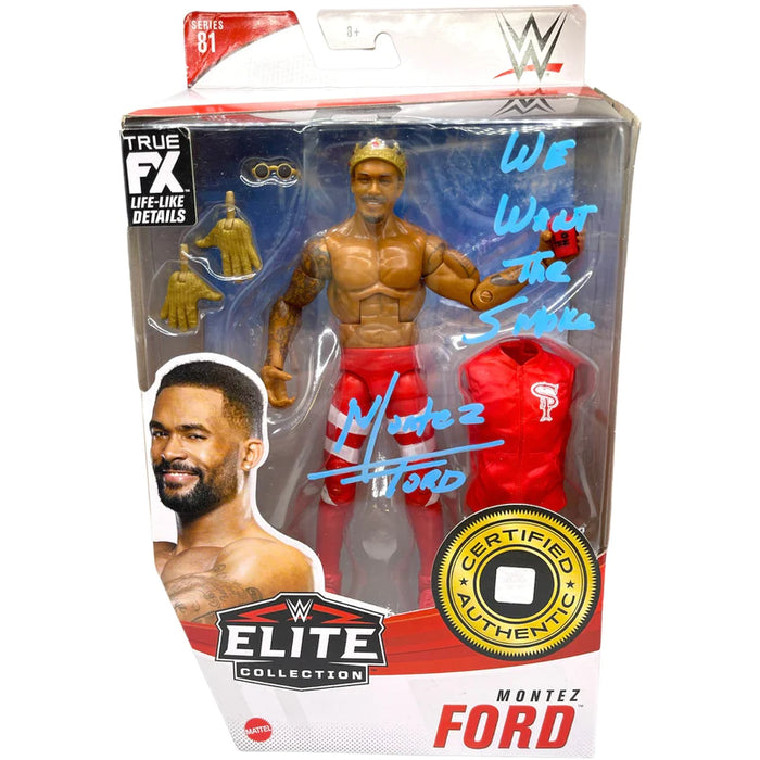 MONTEZ FORD - WWE ELITE FIGURE - AUTOGRAPHED