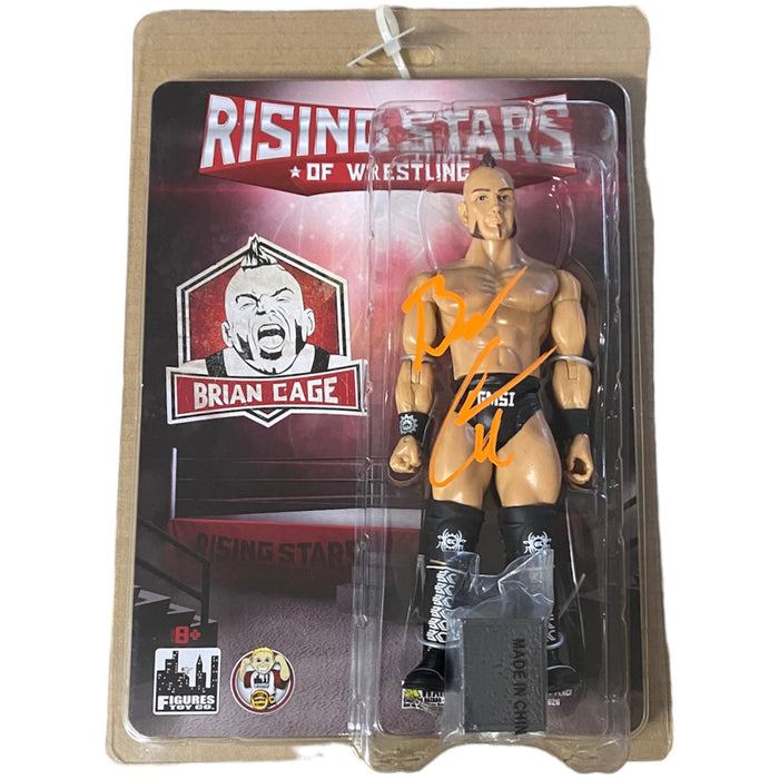 Brian Cage Rising Stars of Wrestling Action Figure Series - AUTOGRAPHED