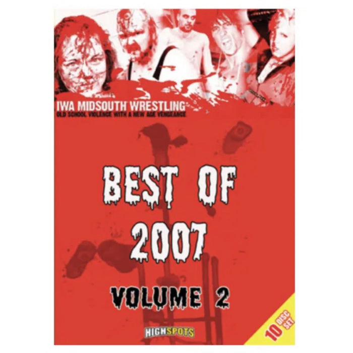 IWA Mid-South 10 Disc Set - Best of 2007 Volume 2 DVD-R
