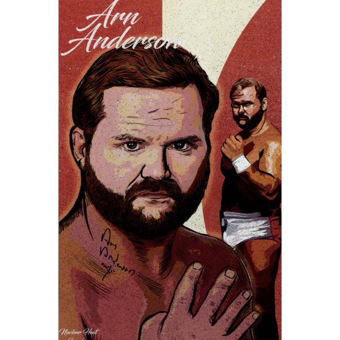Arn Anderson 11x17 Art Print - AUTOGRAPHED