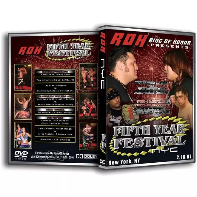 ROH: Fifth Year Festival- NYC DVD