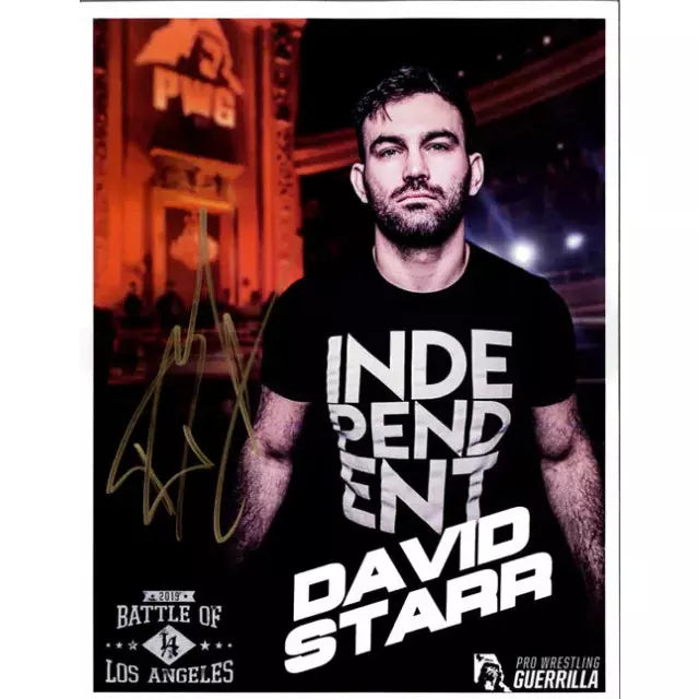 David Starr PWG BOLA 2019 Promo - AUTOGRAPHED