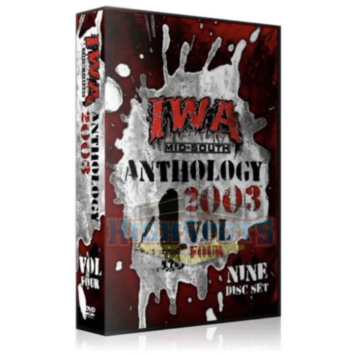 IWA Mid-South 9 Disc Set - 2003 Anthology Volume 4 DVD-R