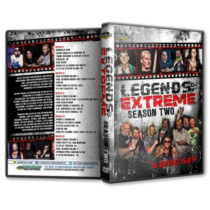 Legends of Extreme Season 2 - 5 Disc Set