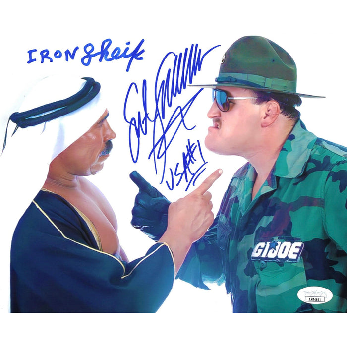 Sgt Slaughter & The Iron Sheik Promo - Dual Autographed