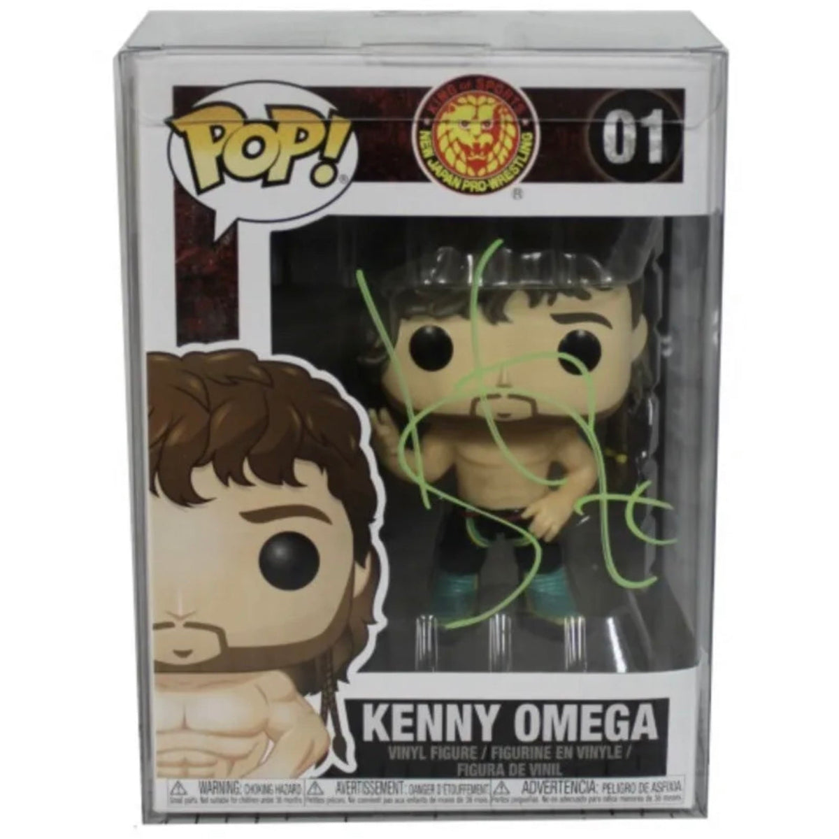 Outlets #01 KENNY OMEGA FUNKO POP NJPW AEW SIGNED