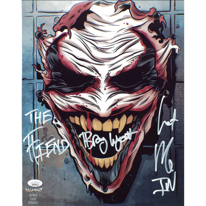 The Fiend Bray Wyatt Rebirth 11x14 Poster -JSA Autographed