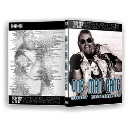 One Man Gang Shoot Interview DVD-R