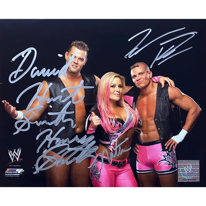 The Hart Dynasty Triple Signed Promo Autographed